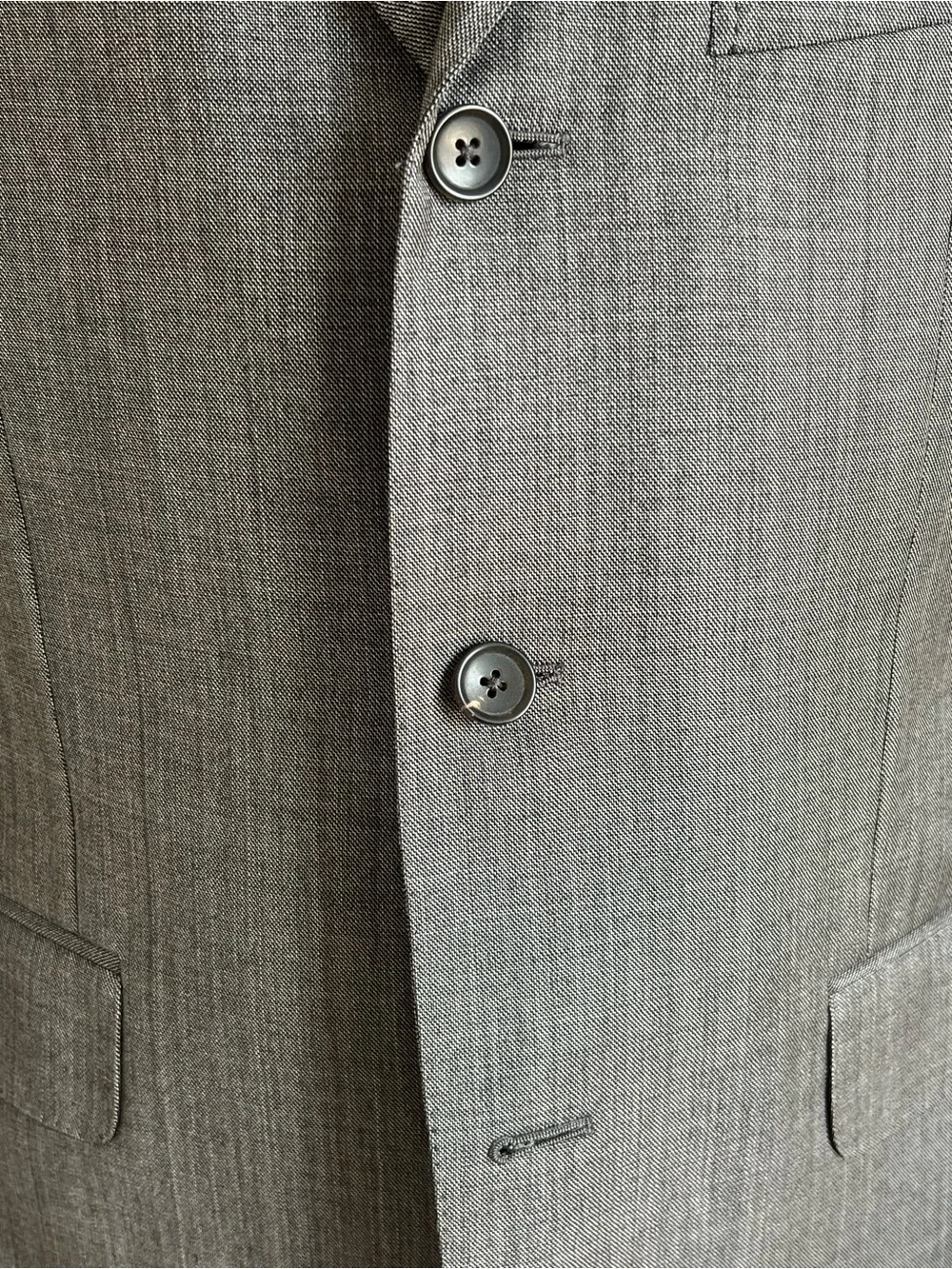 Gucci Men's Gray 3-Button Blazer